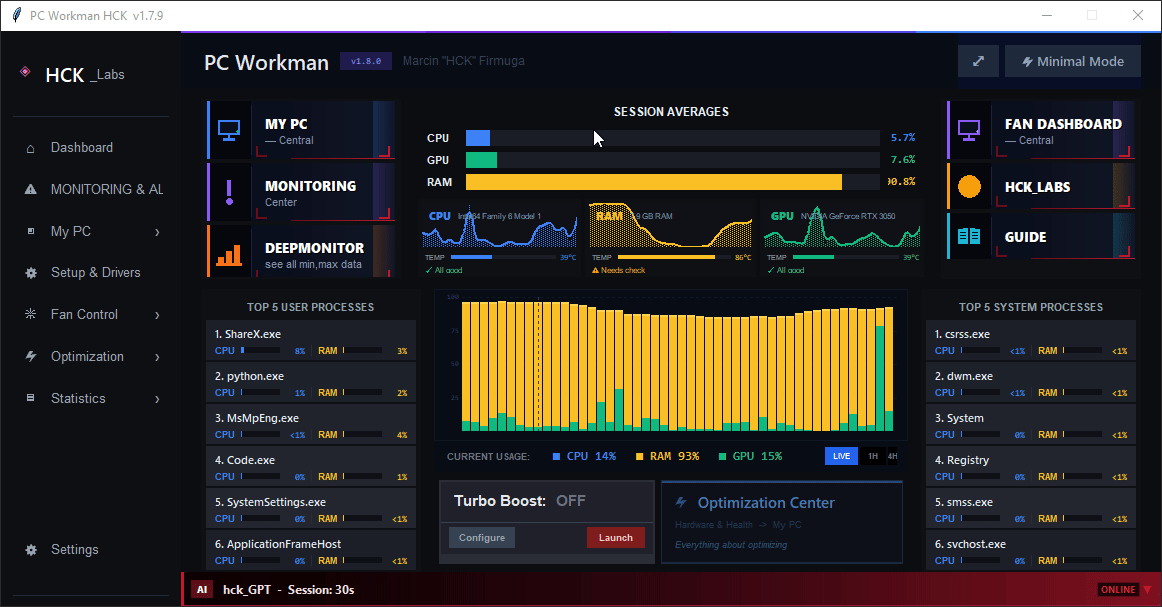 Pulpit PC Workmana 1.8.0